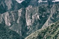 Rocky Andes from the Inca Trail to Machu Picchu. Peru. South America Royalty Free Stock Photo