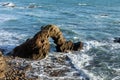 Rocky arch in Jard sur Mer