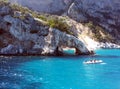 Rocky arch in the sea of Sardinia