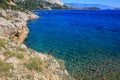 Rocky bay Croatia