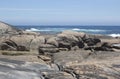 Rocky beach Augusta West Australia in summer Royalty Free Stock Photo