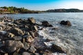 Rocky beach on the coast of Ixtapa Zihuatanejo