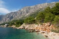 Rocky beach in Drasnice, Croatia Royalty Free Stock Photo