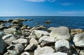 Rocky beach landscape