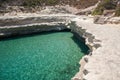 Rocky beach in Malta Royalty Free Stock Photo