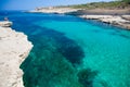 Rocky beach in Malta Royalty Free Stock Photo