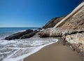 Rocky beach near Goleta at Gaviota Beach state park on the central coast of California USA Royalty Free Stock Photo