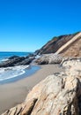 Rocky beach near Goleta at Gaviota Beach state park on the central coast of California USA Royalty Free Stock Photo