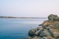 Rocky beach and ocean view, Morro Bay, CA