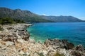 Rocky beach in Srebreno