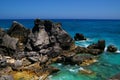 Rocky Bermuda coast Royalty Free Stock Photo