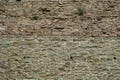 Rocky brick wall. stone wall background. abstract grunge texture. old brown masonry Royalty Free Stock Photo