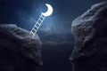 Ladder to moon