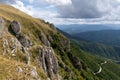 Rocky cliff on Vlasic mountain