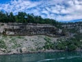 Rocky cliffs by Niagara Falls