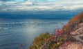 Rocky cliffs of Paldiski. Pakri peninsula, Baltic sea, Estonia, Europe Royalty Free Stock Photo