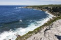 Rocky coast of Booderee National Park. NSW. Australia. Royalty Free Stock Photo