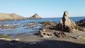 Rocky Coast of Cabo de Gata Nijar Park, Almeria, Spain. Andalusias largest protected area