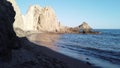 Rocky Coast of Cabo de Gata Nijar Park, Almeria, Spain. Andalusias largest protected area