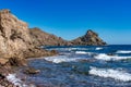 Rocky Coast of Cabo de Gata Nijar Park, Almeria, Spain