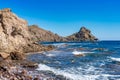 Rocky Coast of Cabo de Gata Nijar Park, Almeria, Spain