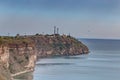 Rocky coast on Cape Kaliakra, Black Sea, Bulgaria Royalty Free Stock Photo