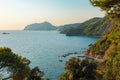 Rocky coast of Corfu, Greece Royalty Free Stock Photo