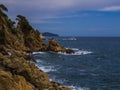 Rocky coast in Costa bravo,Spain