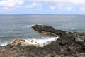 Rocky coast of Graciosa island. Royalty Free Stock Photo