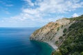 Rocky coast of isle elba