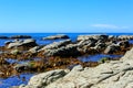 Rocky coast at Kaikoura Peninsula, New Zealand