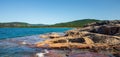 Rocky coast Landscape on Lake Superior Royalty Free Stock Photo