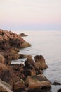 Rocky coast of Maine Royalty Free Stock Photo