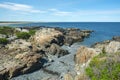 Rocky Coast in Ogunquit, ME, USA Royalty Free Stock Photo
