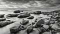 rocky coast of the Pakri Peninsula Gulf of Finland