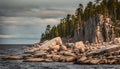 rocky coast of the Pakri Peninsula Gulf of Finland