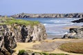 Rocky coast at Quiberon in France