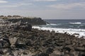 Rocky Coast on a Remote Island