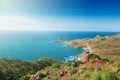 Rocky coast of Spain, natural Park of Cabo de Gato, Andalusia