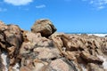 Rocky Coast at Yallingup Western Australia. Royalty Free Stock Photo