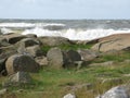 Rocky coastal landscape Royalty Free Stock Photo