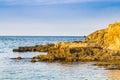 Rocky coastal shore