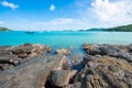 Rocky coastline on Ao Yon beach, Phuket