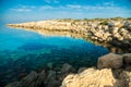Rocky coastline, Cyprus Royalty Free Stock Photo
