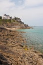 Rocky Coastline of Dinard Royalty Free Stock Photo