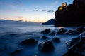 Rocky Coastline At Dusk, Vernazza, Cinque Terre