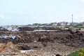 Rocky coastline in Kleinbaai Royalty Free Stock Photo