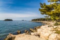 Rocky Coastline Near Vrsar Village-Croatia