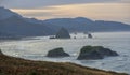 The Rocky Coastline of Oregon Royalty Free Stock Photo