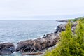 Rocky coastline of Lake Superior Royalty Free Stock Photo